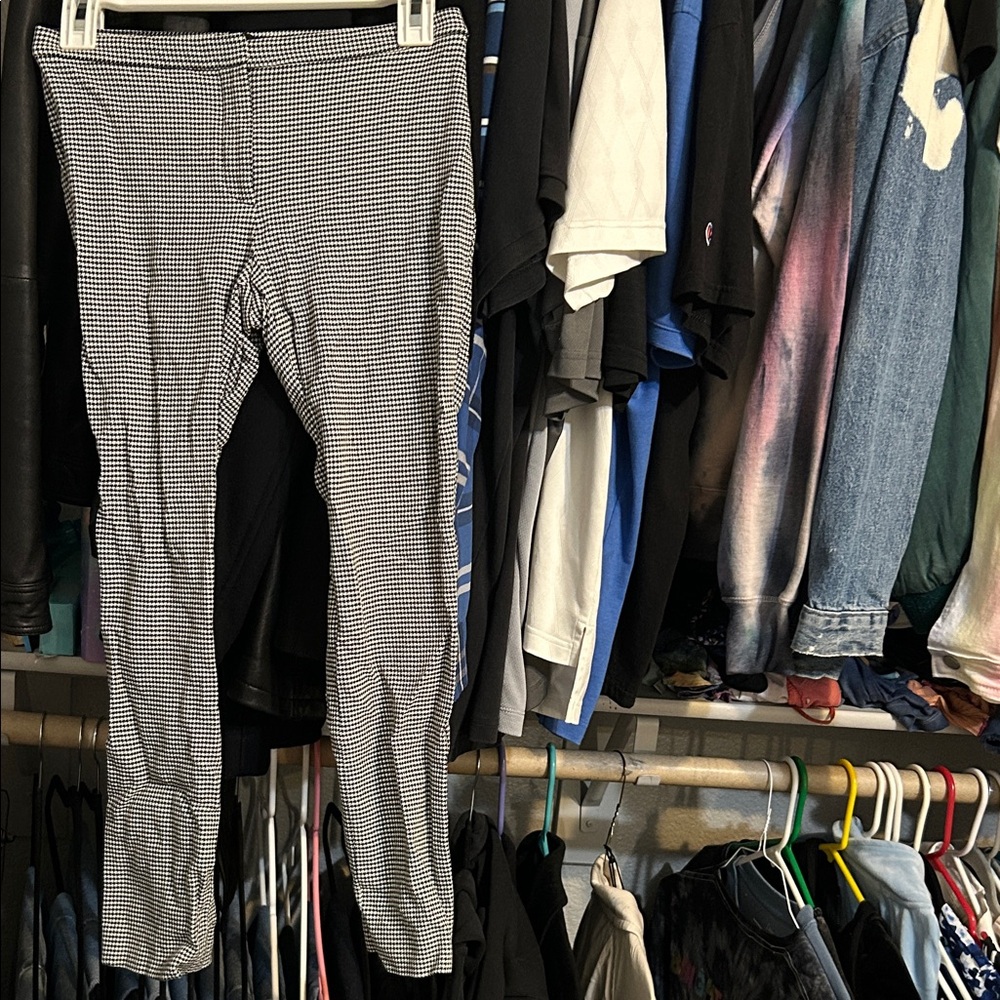 Theory houndstooth ankle pants 00